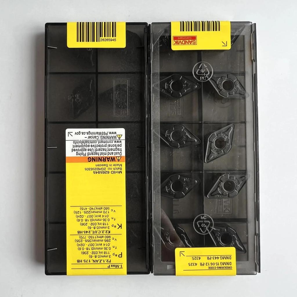 Original Sandvik / DNMG150612-PR 4325 / CNC lathe carbide blade 10 PCS