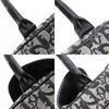 Dior Double saddle bag Handbag Trotter Navy blue canvas Women Used