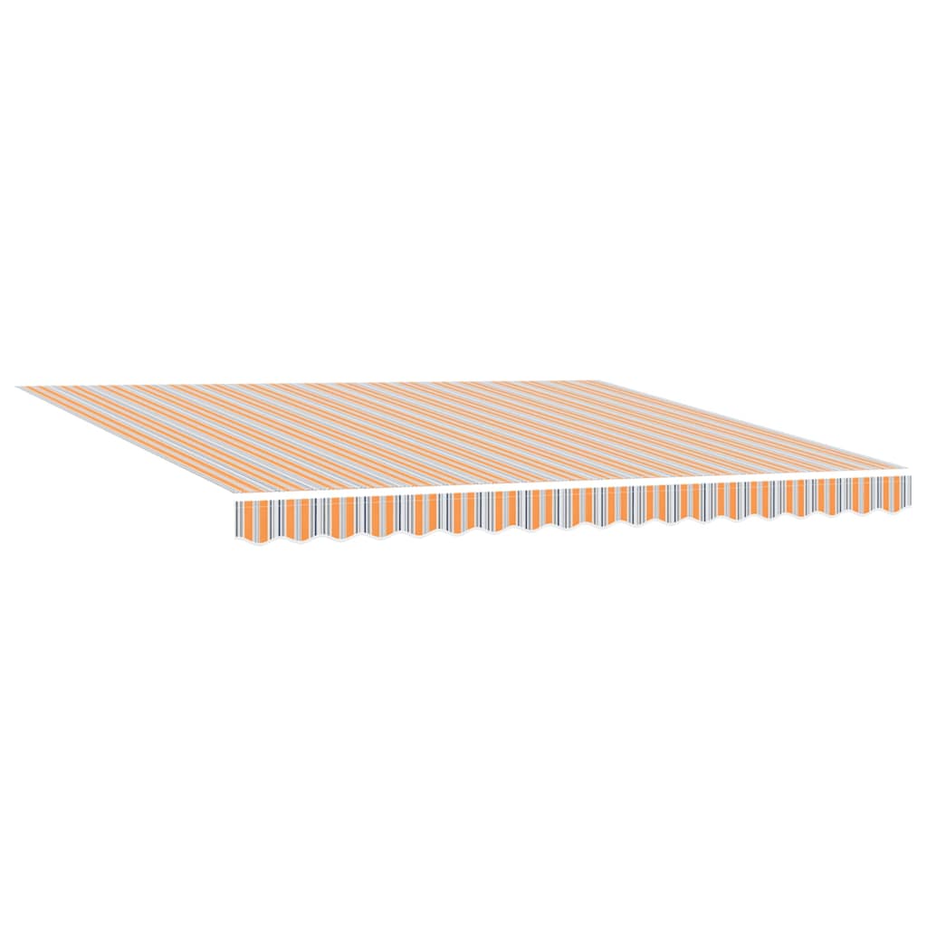 Retractable Awning Multicolor 400 X 350 Cm Fabric and Aluminum