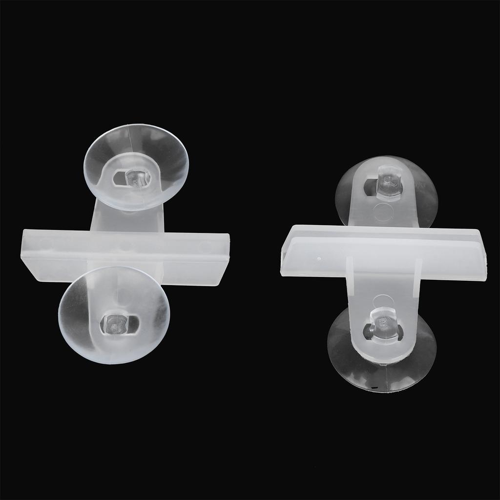 50 Stück Kunststoff Aquarium Trennplatte Fisch Trennwand Saugnapf Clip Trennwand Halter