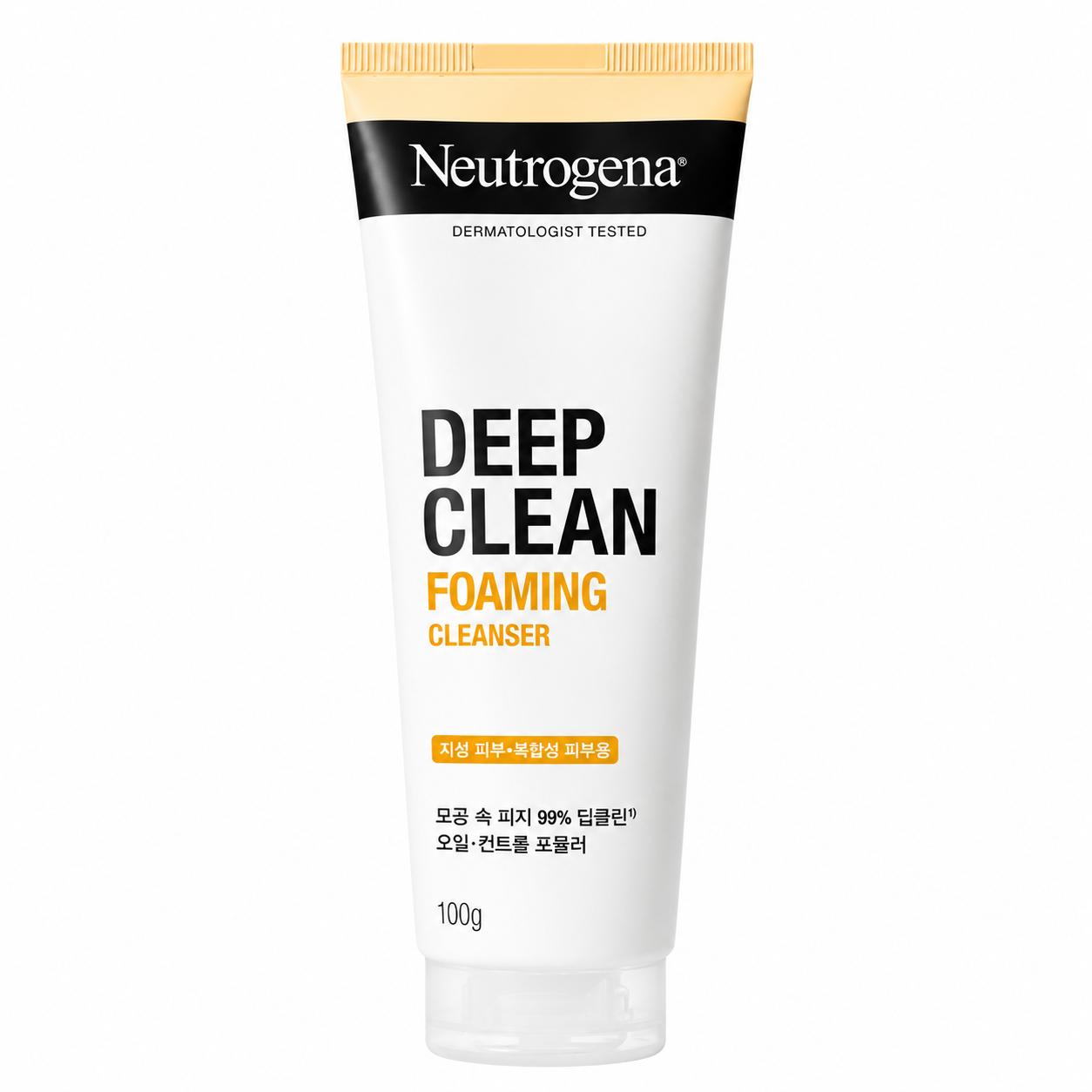 Neutrogena Deep Clean Foaming Cleanser 100g Oil Control Daily Facial Foam Cleanser