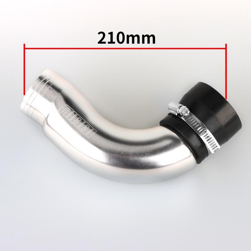 NIBBI Air Filter Intake Manifold ATV Scooter Cold Air Intake Elbow Aluminum Pipe for Honda Yamaha Motorcycle GY6 Engine Parts