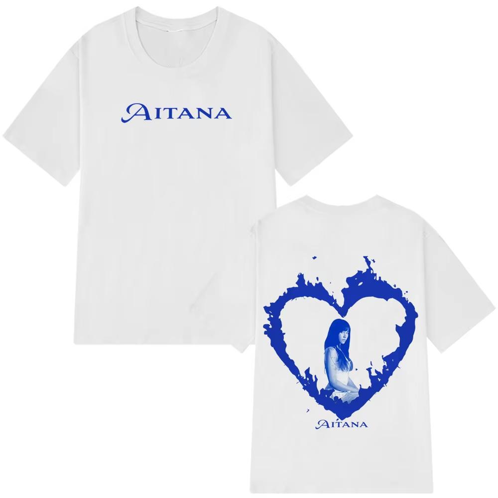 

Singer Aitana Cuarto Azul World Tour 2026 Merch Tees Unisex Women pure Cotton T Shirts Summer Cotton Aesthetic Trend Tee Fan Gifts S