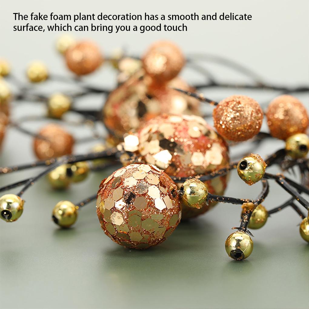 Weihnachten Künstliche Beeren Kunststoff Blume Zweig Simulation Schlafzimmer Kamin Hochzeit Weihnachten Baum Dekoration Ornamente