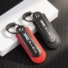 For Dacia Logan Sandero Duster Lodgy Spring Jogger Solenza Renault Dokker Stepway Carbon Fiber Car Keyring Keychain Gift Pendant