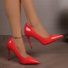 Pointed Toe High Heels Women's  New French Style Commute Single Shoes Thin Heel Professional Formal Sexy Work Shoes