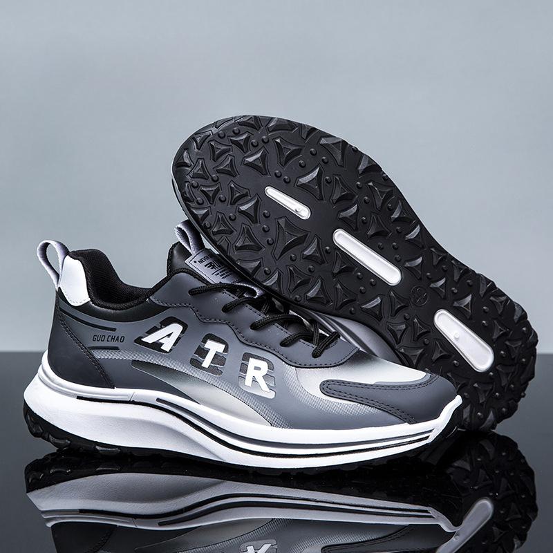 Young Fashion Trendy Men's Shoes for Students Running Shoes Thick Sole Lightweight Breathable Sports Shoes for Men