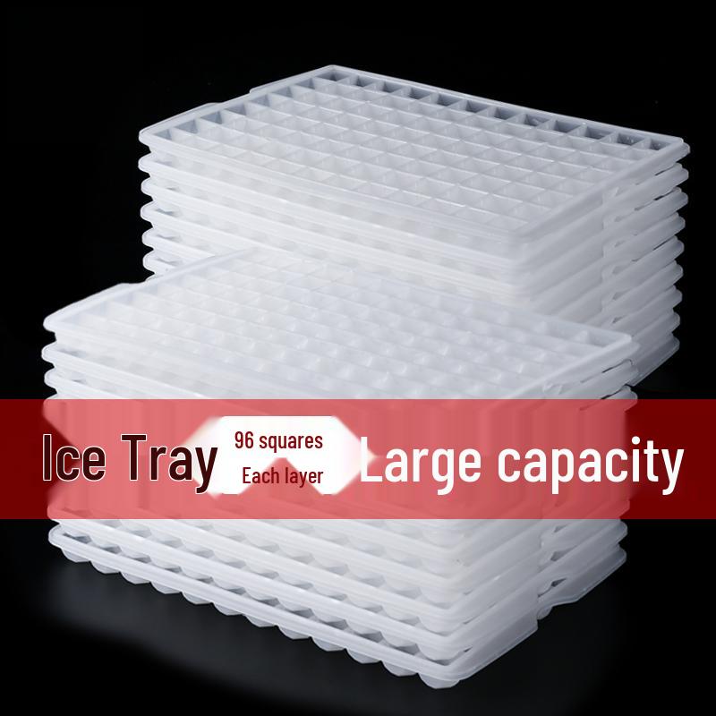 Large Capacity Food Grade Ice Cube Molds for Household & Commercial Use