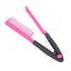 V Type Washable Folding Hair Straightener Comb Hairdressing Brush Comb Hair Styling Clip Tool Barber Accessories Comb for Hair