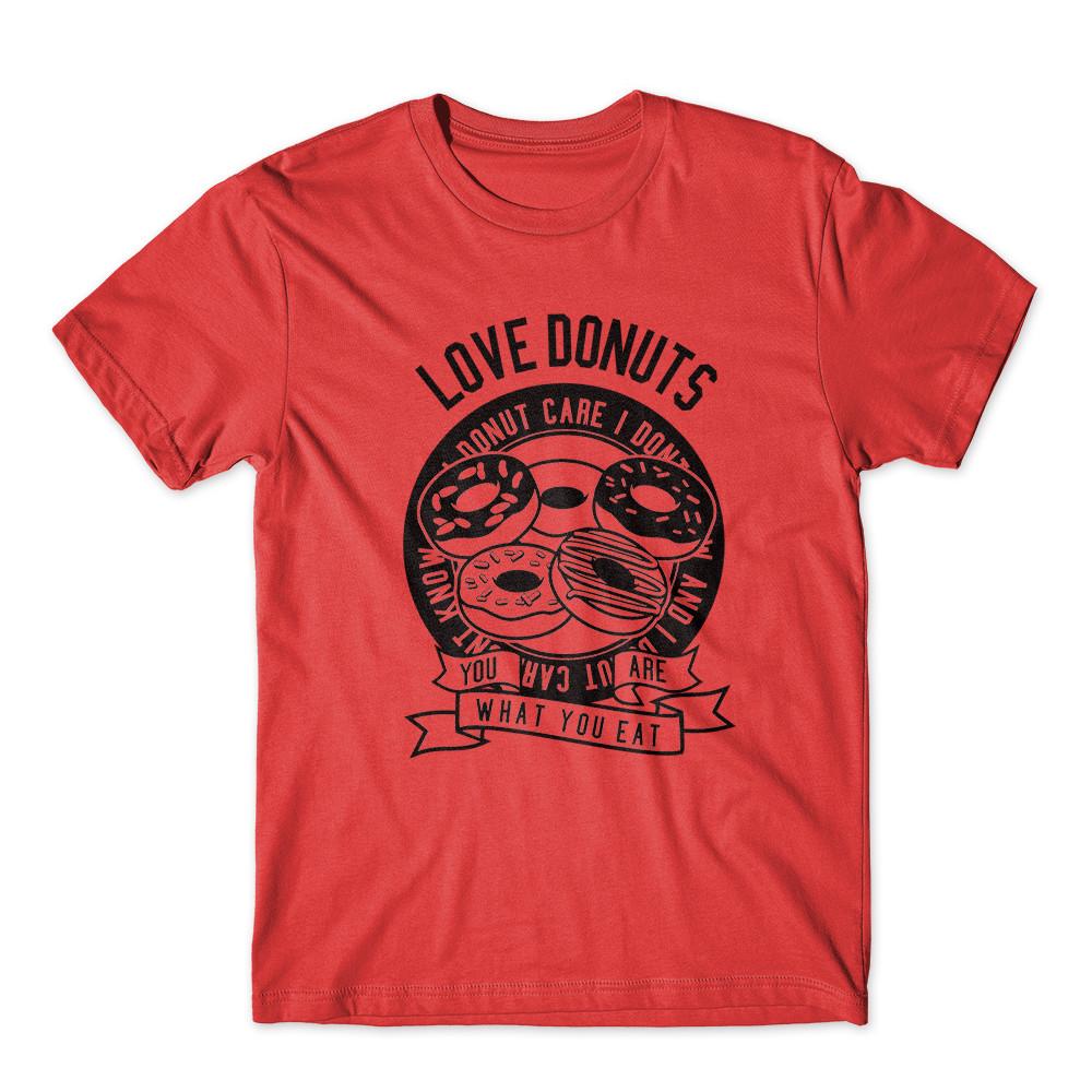 

Love Donuts T-Shirt 100% Cotton Premium Tee New XL