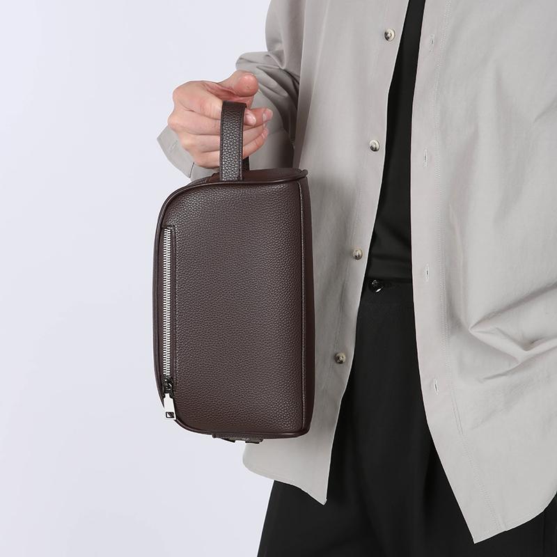 New Men's Handbag with Password Lock, Stylish Large Capacity Casual Multi Pocket Clutches for Men Wallet