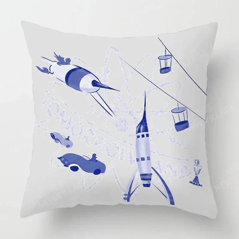 Nordic Fall Home Decor Autumn Throw Pillow Case Sofa Cushion Cover Modern