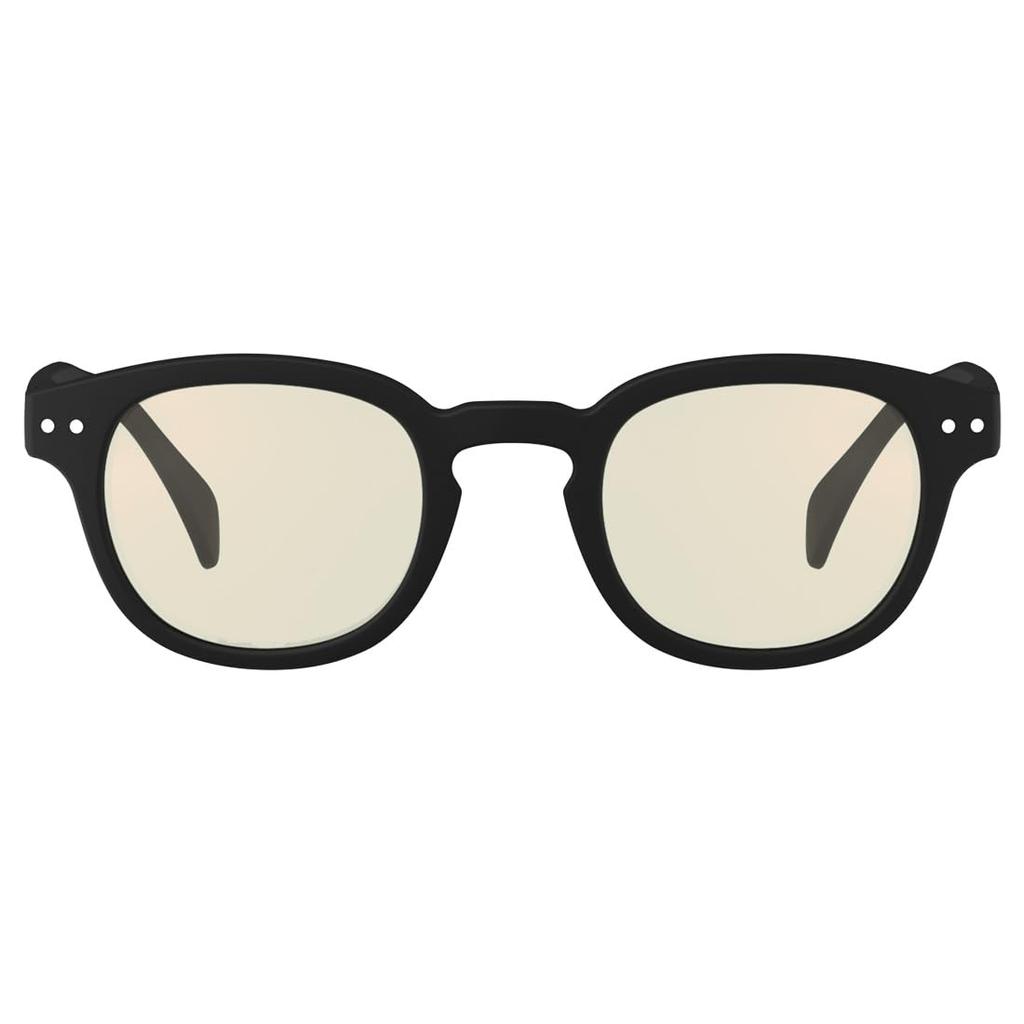 IZIPIZI Light Boston Matte Black Light Brown Lenses [IZIPIZI] Sunglasses, Color, #C Model, Men's & Women's, Style, Frame,