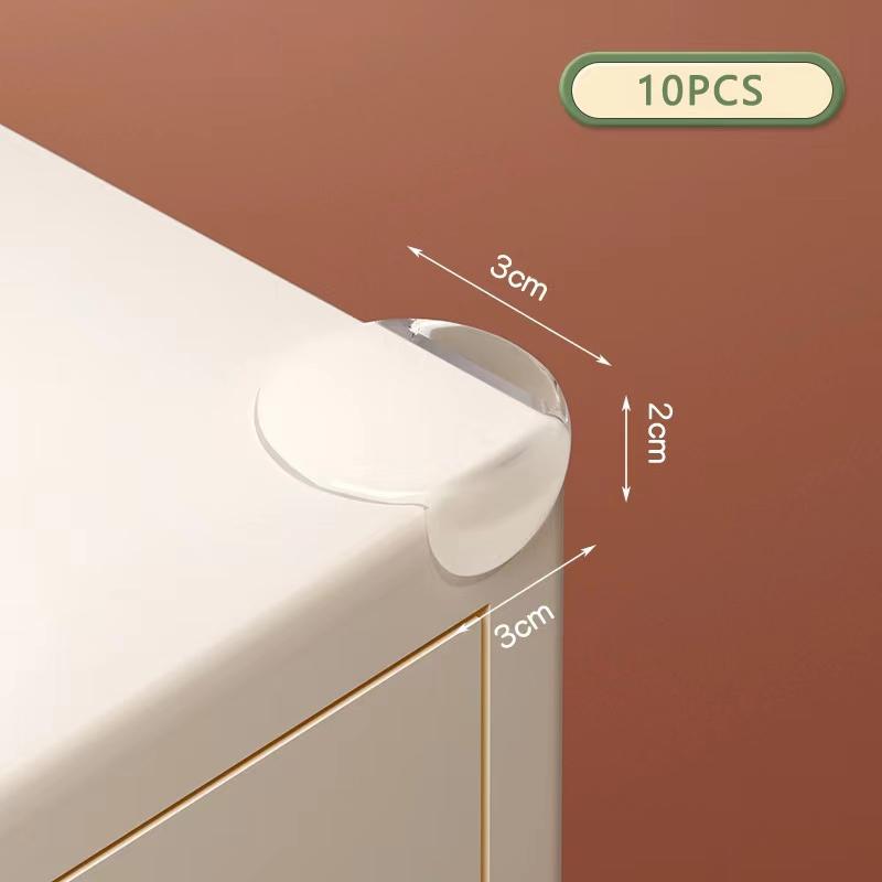 

10 шт. Детская защитная силиконовая накладка на уголок стола, защитная крышка для электрической розетки, защита от столкновений для детей