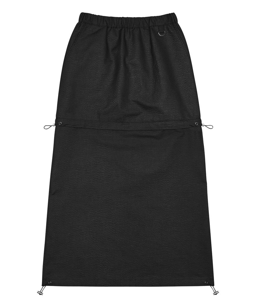 Love Is True Py 2-Way Seersucker Skirt(Black)