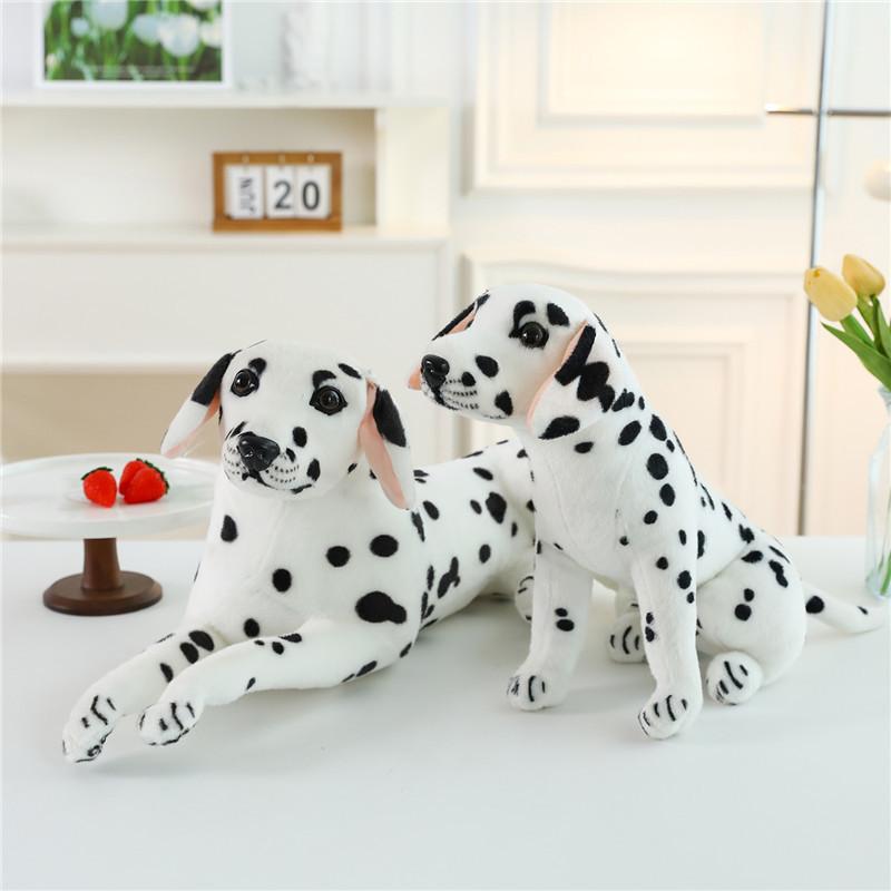 Realistic Dog Plush Toy Adorable Sheepdog Shar Pei Dalmatian Long Ear Dog Gift