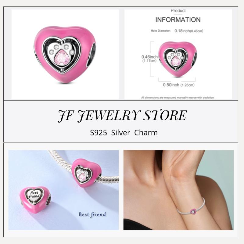 copper Charm Compatible With Bracelets Do It Yourself Jewellery Making Pink Zircon Authentic Red Blue Charm Bead Charms Ideal For Women Wedding Birthd