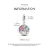 Moon Life Tree Pendant Copper Colors Charm Beads Fit Original Charms Bracelet Beads For Women Jewelry Making Gifts