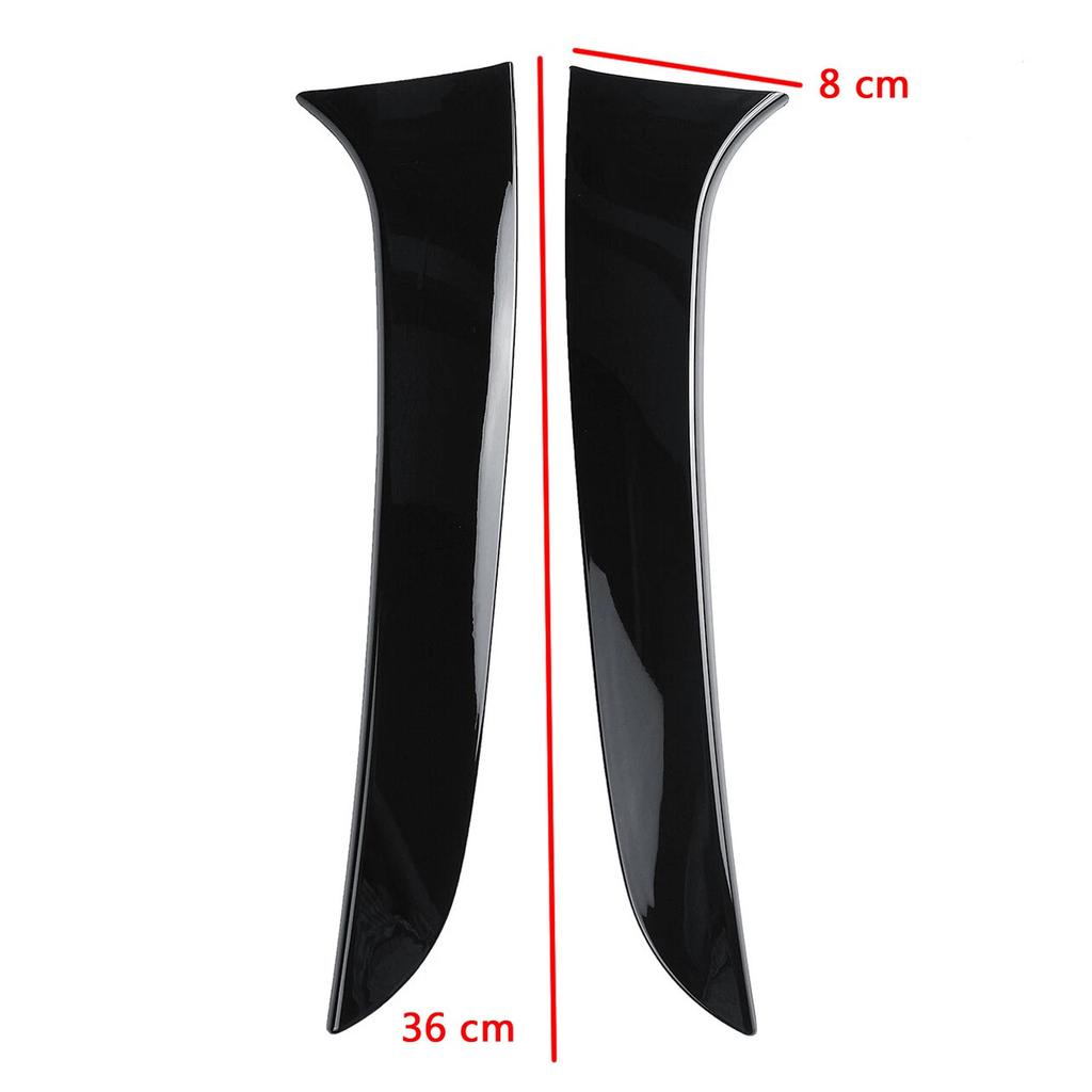 Gloss Black Pair Rear Window Side Wing Spoiler For BMW 1 Series F20 F21 12-19