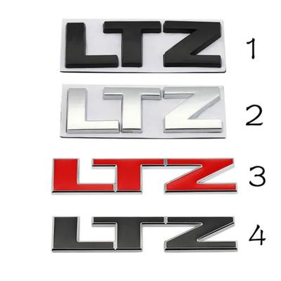 3D Metal Araba Sticker LTZ Amblem Rozet Çıkartmaları C/hevrolet S/ilverado C/ruze S/park A/veo O/rlando M/alibu S/ail L/acetti C/aptiva E/pica