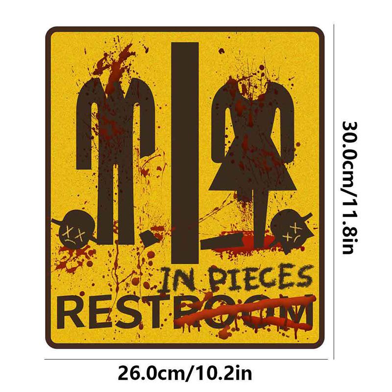 1 ks Halloween Halloweenská Strašidelná Noc Hororová Párty Dekorace Na Zeď Krvavá Nálepka Do Koupelny
