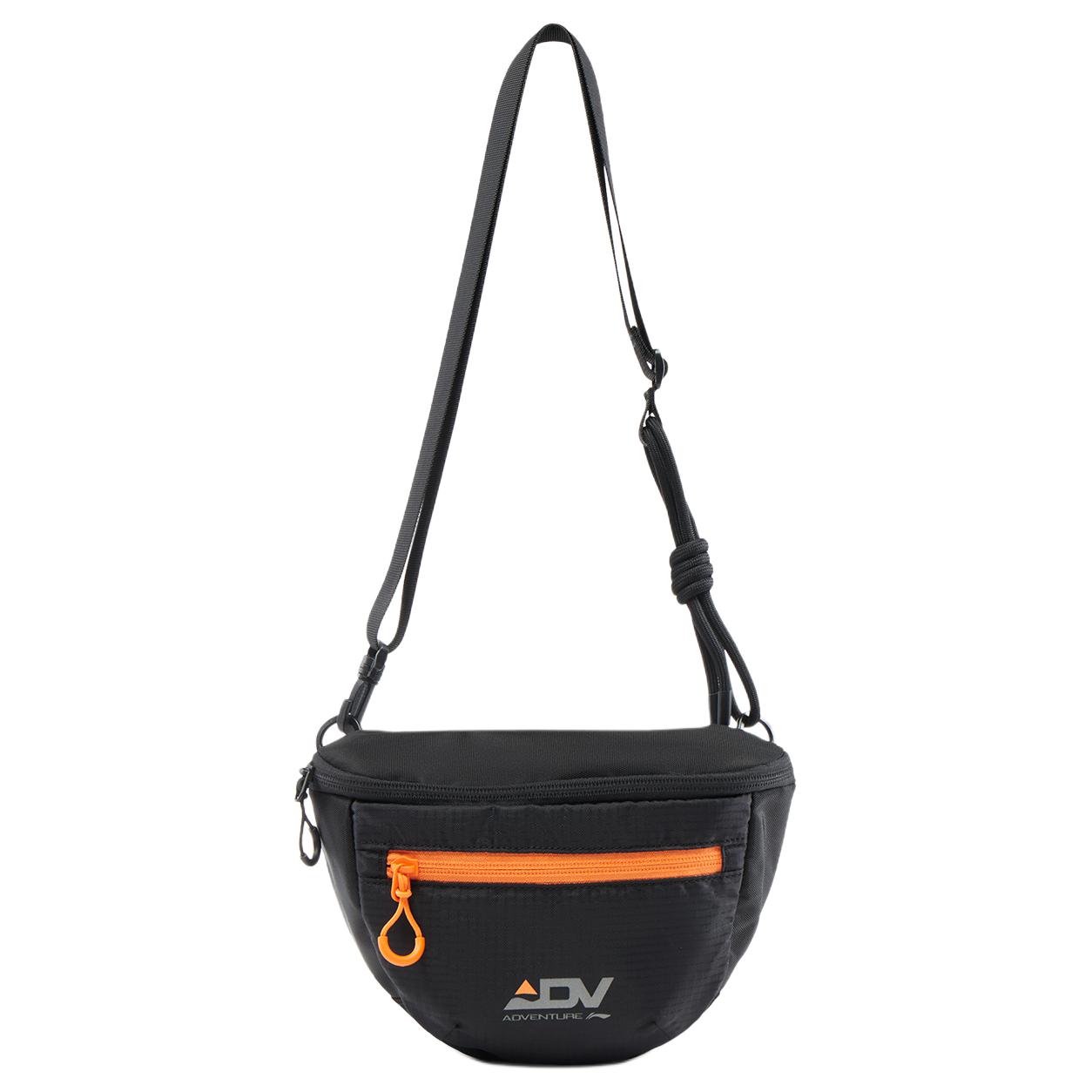 Li Ning Running Collection Polyester Shoulder Bag, Crossbody Bag Regular Unisex Black ABDV233-1