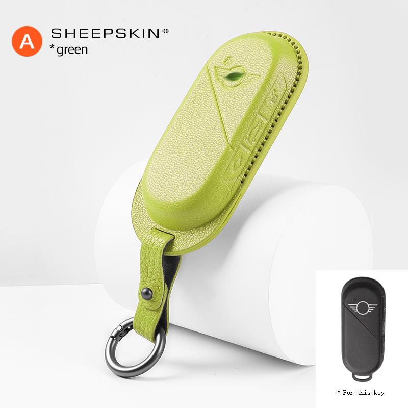 Funda de cuero para llave de coche, Protector de gamuza Fob para Mini U25 J01 J05 F65 F66 2025 2025, accesorios para coche Deyou