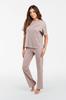 Betty Women's Pyjamas Short Sleeve, Long Trousers L