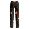 Women's Loose Fit Casual Lounge Pants Halloween Pattern Elastic Waistband Comfortable Fit Relaxed Style Full Length Bottoms