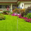 Large Metal Wind Spinner with Three Spinning Flowers Butterflies Windmill Decor D57B