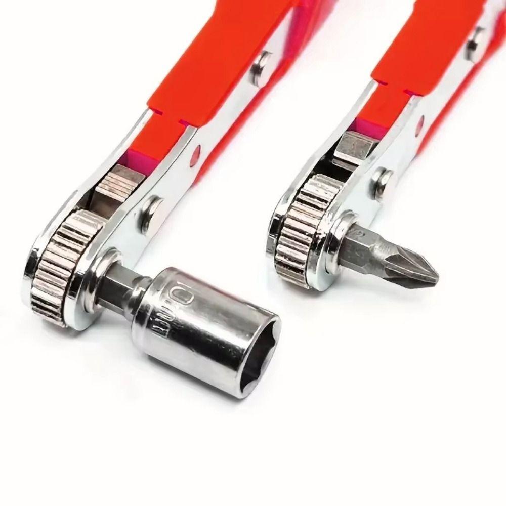 Right Angle Mini Ratchet Wrench Set Torx Metric Screw Driver Bit  Repair Tool