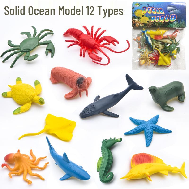 Dinosaur & Wildlife Simulation Toy Model Set