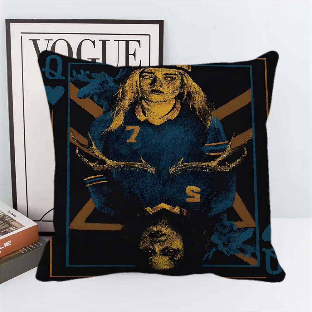 Psychological Horror Series Yellowjackets Pillow Case Square Pillow Bedroom Sofa Leisure Comfort Cushion Car Home Decoration