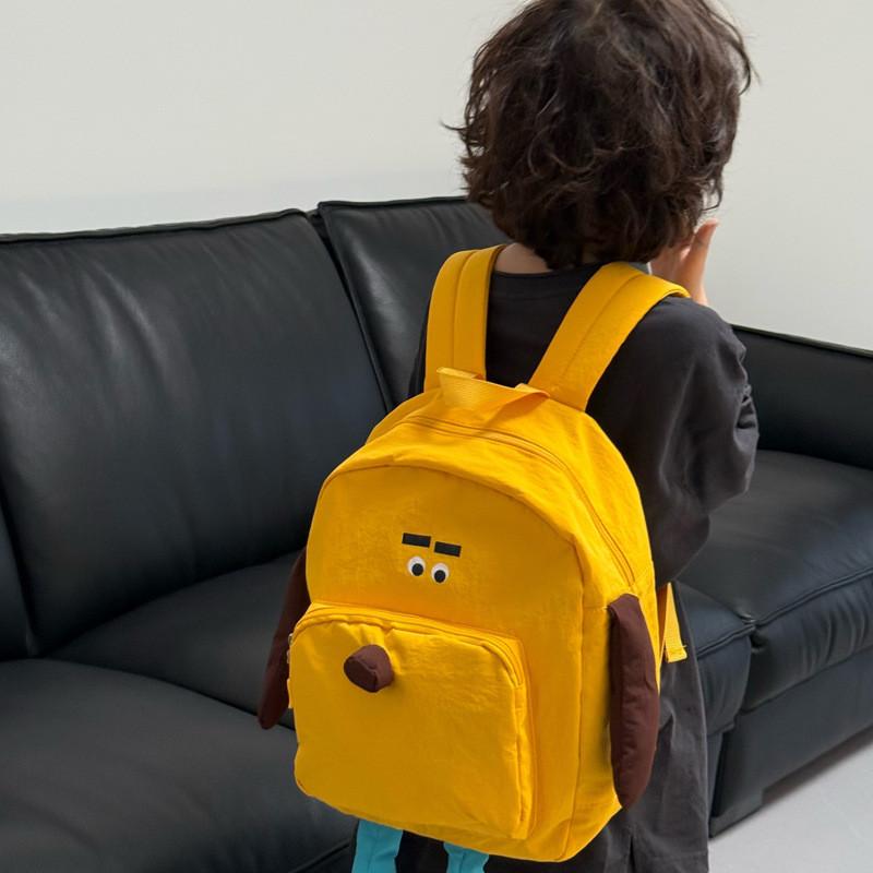 Dog Animal Pattern Backpack Children Schoolbag Adjustable Shoulder Straps Gift