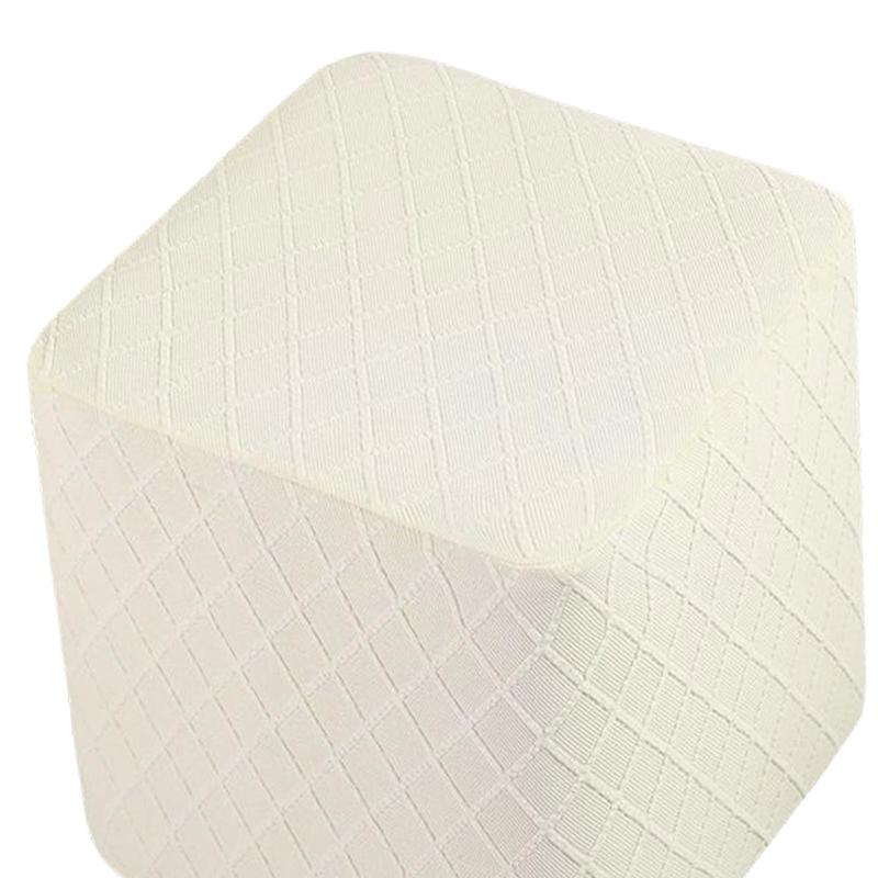 Stretch Ottoman Cover Stool Protector Ottoman Slipcovers for Living Room