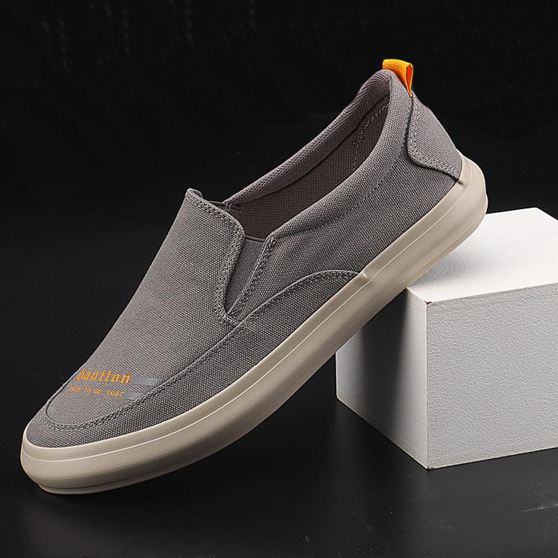 2024 Jaro a Podzim Nové Pánské Plátěné Boty Klasické Všestranné Retro Trendy Módní Pohodlné Pánské Ležérní Sportovní Boty