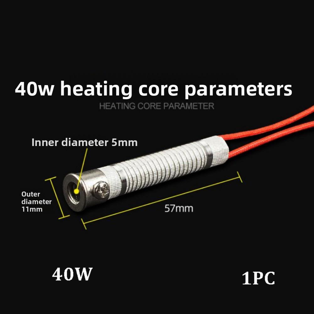 1/10uds 220V Elemento Calefactor Externo de Repuesto Resistencia a Altas Temperaturas Pieza de Repuesto Equipo