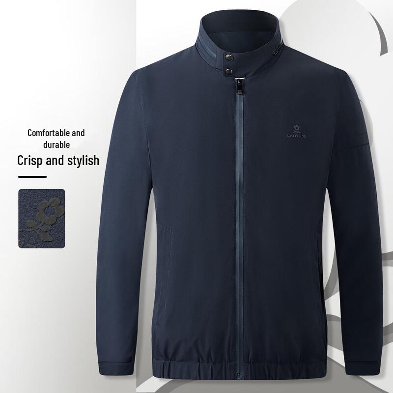 

MONTAGUT Men s Harrington Stand Collar Jacket 2XL