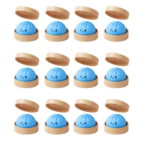 In Dark Bun The Glow Squeeze Toy Led Light Up Stress Relief Fidget Sensory Toy For Adults Kids Cute Desk Decor Gift