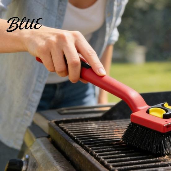 Vervangbare Schoonmaakpads Grillborstel met Schraper Zonder Bramen Vuilverwijderaar Ingebouwde Vet BBQ Reiniger Buiten Gereedschap Veilige Vervanging