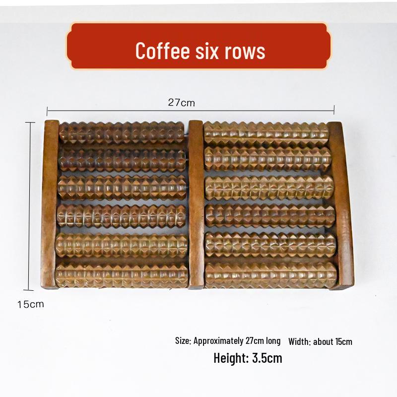 Großer Akupressur-Fuß- und Beinmassage-Roller mit acht Reihen