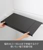 Yamazaki Expandable Tension Rod X X Simple Simply Place On Tension 5323 Shelf, Large, Black, Approx. W46.5-90cm D35.5cm H3cm, Tower, Shelf, Rod,