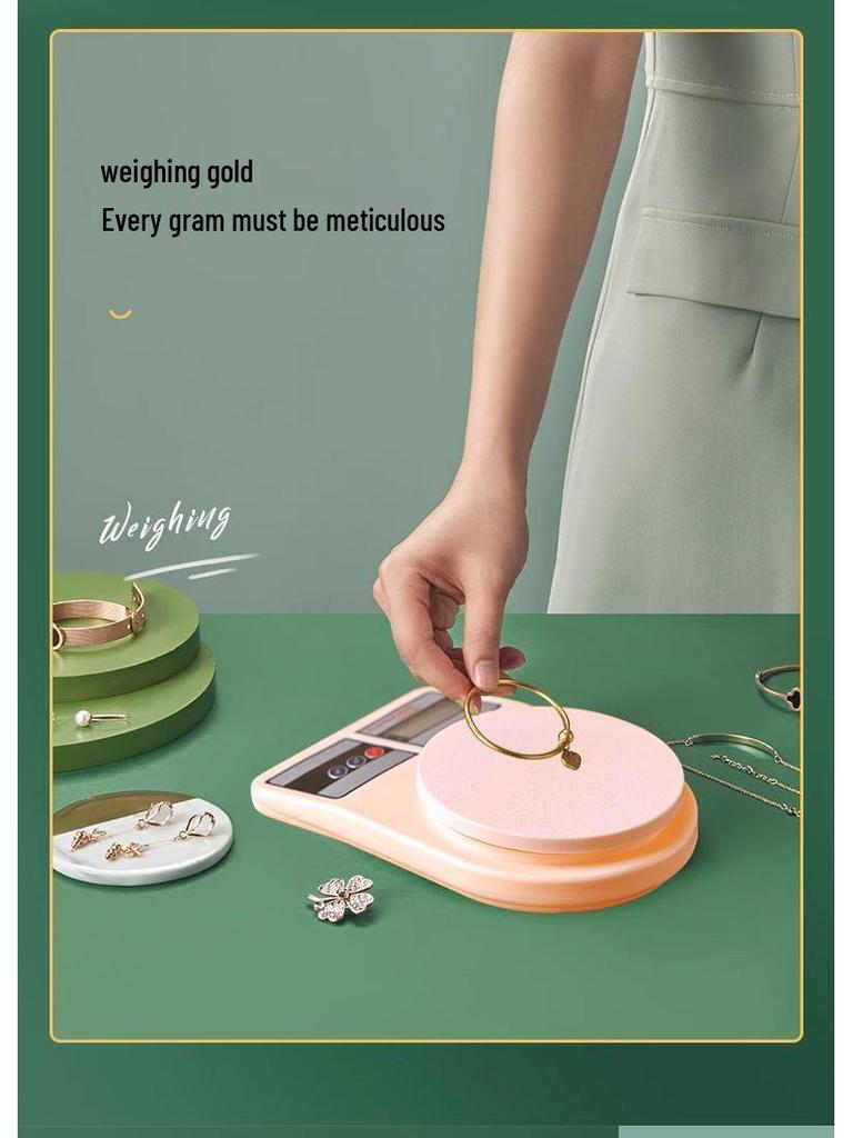 High-Precision Kitchen Electronic Gram Scale for Cooking, Baking, and Medicinal Use
