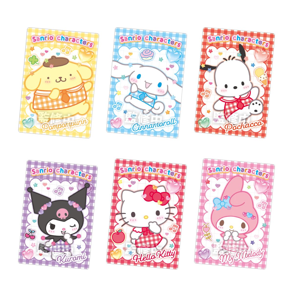 Bandai Sanrio Characters Wafer Cookies 12 Box Set of 20 (Baked Confectionery) -