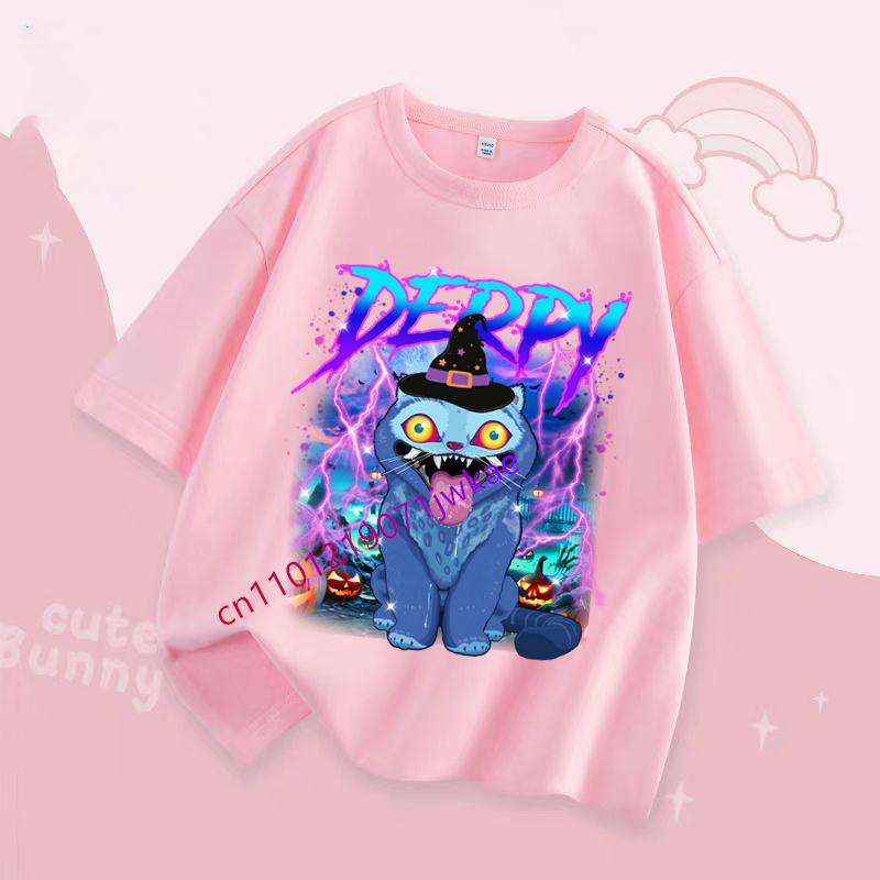 Dětské Hallowmas Oblečení s krátkým rukávem Dárek KPop Tričko Lovci démonů pro děti Kreslené tričko Top Bílé Kulatý výstřih Oblečení