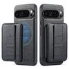 2 in 1 Detachable Cards Solt Wallet Leather Case for Google Pixel 9 Pro XL 8 8A 7 7A Vertical Bag Invisible Bracket RFID Cover