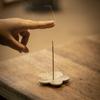 Flower Pattern Incense Stick Holder Incense Burner Stick Holder Line Plate Sandalwood Coil Base Studios Home Decoration Gift