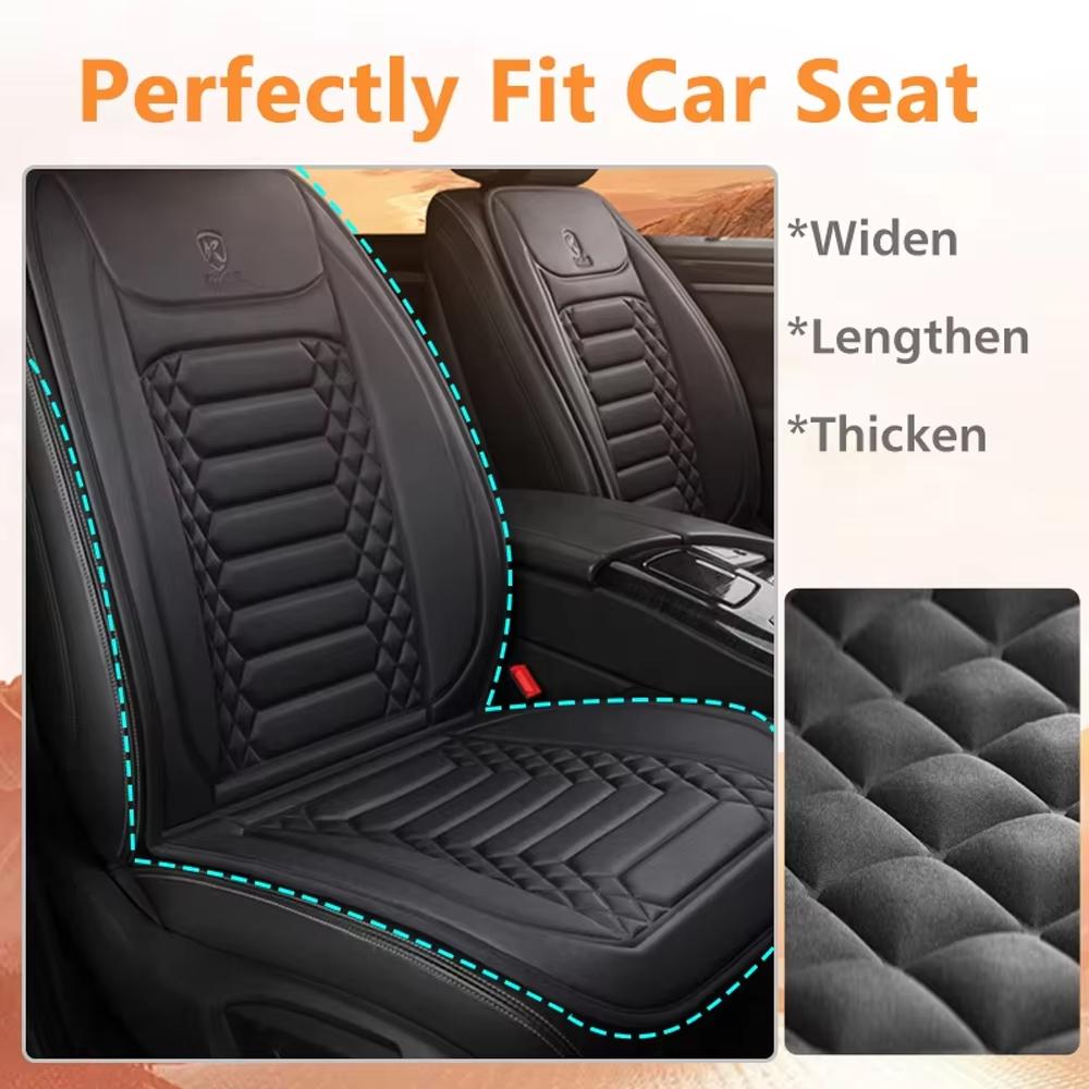 1/2 Stück 12V Beheizter Autositzbezug Winter Heizung Wärmer Autositzkissen Auto Universal Autositzschoner Bezug Autozubehör