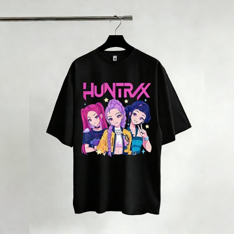 KPop Demon Hunters Graphic T-Shirts Children Streetwear Short Sleeve Tee Summer Y2k Casual Tops Fashion 2026 Movie Shirt Unisex