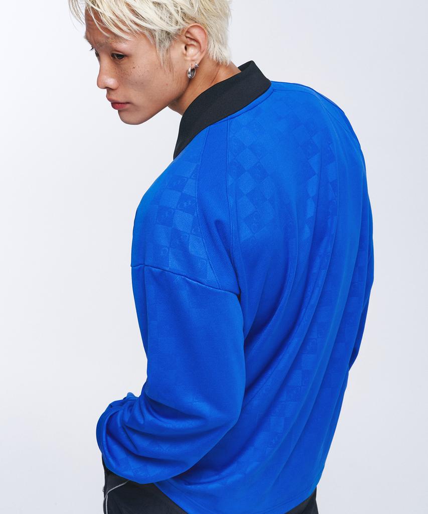 BORN TO WIN Monogram Soccer Jersey [Blue]